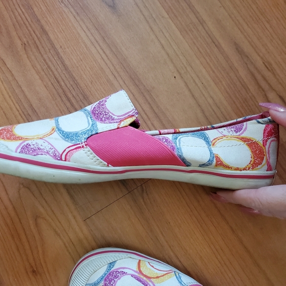 **SOLD**Authentic Coach Multi-Color Tennis Shoes - Picture 2 of 6